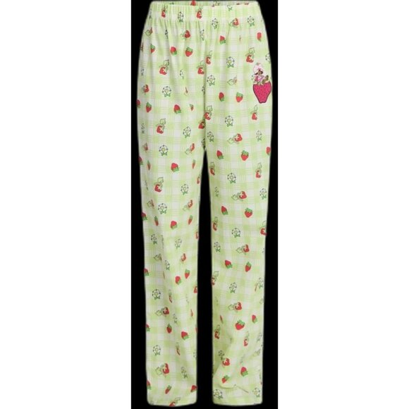 STRAWBERRY SHORTCAKE Checkerboard Cotton Pajama Pants WOMEN’S SIZE XXL 20 NEW - Picture 2 of 7